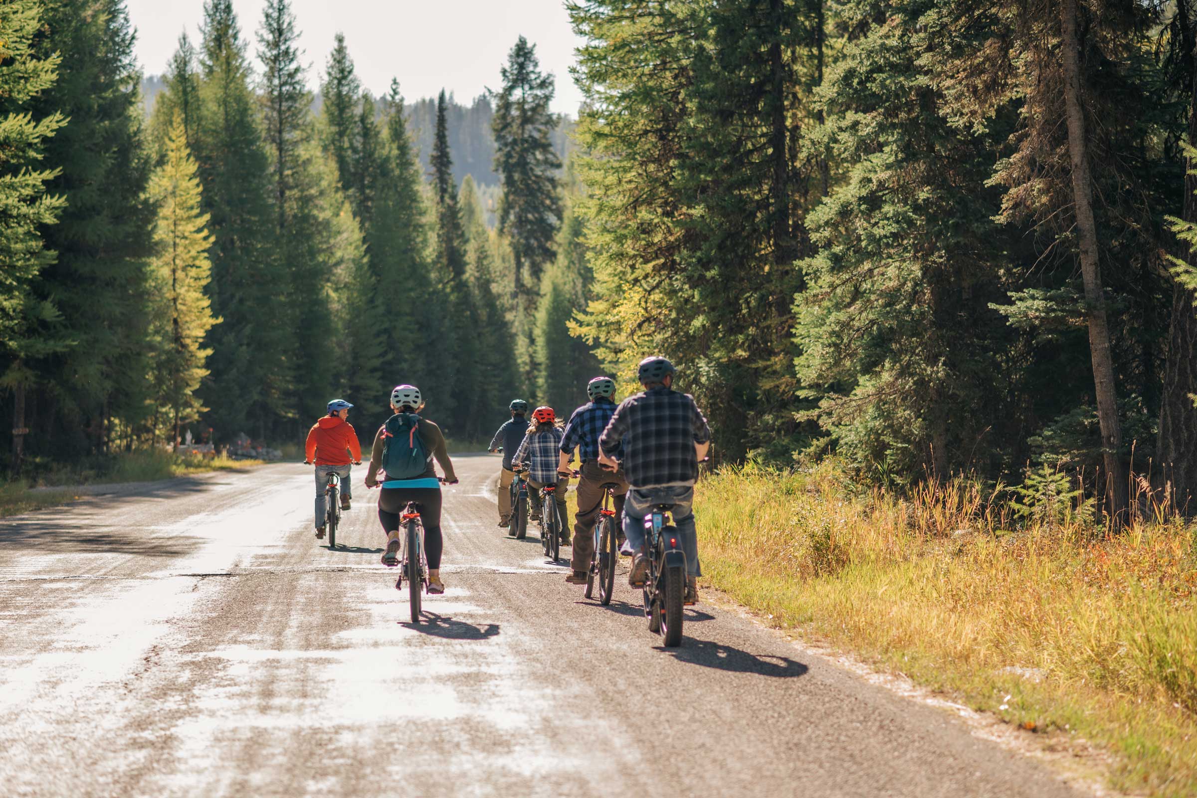 Cup of tea and open book relaxing moment at Whitefish retreat