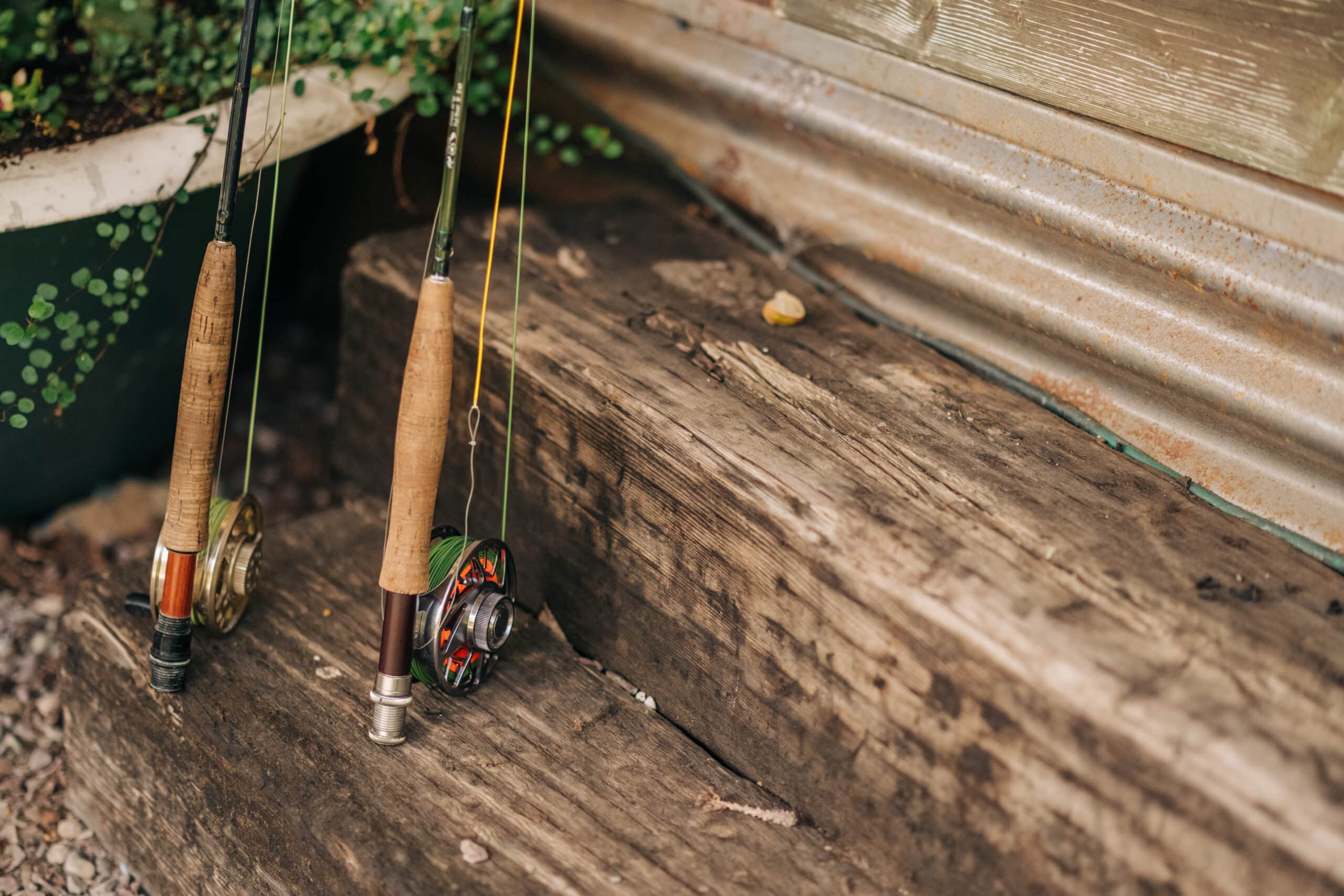 Cup of tea and open book relaxing moment at Whitefish retreat