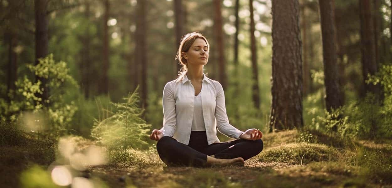 Cup of tea and open book relaxing moment at Whitefish retreat