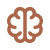 Brain icon for retreats at Mountainside Collective focused on creative avenues